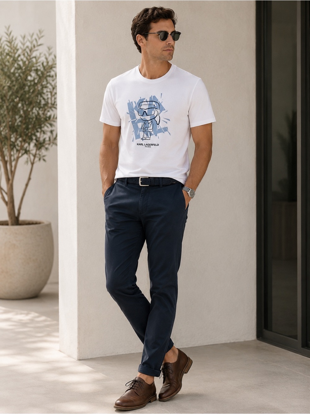 Karl Lagerfeld Karl Logo Character Tee
